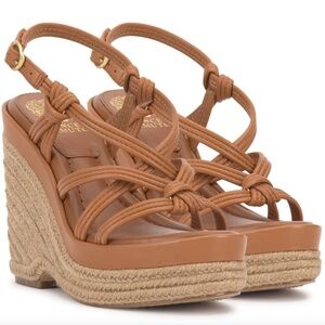 Vince Camuto - Delyna Espadrille Wedge in Golden Walnut | 7.5
